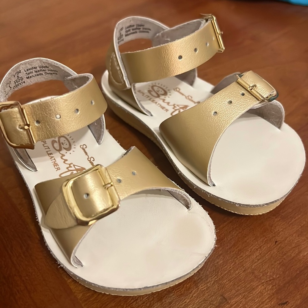 Saltwater Sun-San Surfer toddler sandals